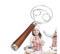 Fouet à pain au levain, fouet mélangeur à pain, fouet à pétrir - Outils de cuisson en acier inoxydable, fouet à pain au levain, outil à main pour mélangeur de pâte