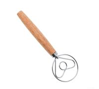 Fouet à pâte danois en acier inoxydable pour les applications de cuisson au levain, y compris les techniques de pliage extensible et de pliage