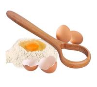 Fouet à pâte, fouet à levain en bois, outil de mélange manuel portatif pour la cuisson, battre les œufs, pâte danoise/12x3 pouces