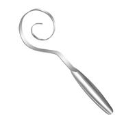 Fouet à pâte, outil de mixage à pain, fouet manuel en acier inoxydable portable avec poignée ergonomique pour ferme, 22 x 2,9 x 7,9 cm