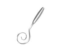 Fouet à pâte sans couture pour levain, fouet à pâte en acier inoxydable 430, 22,9 cm pour pain, passe au lave-vaisselle et outil de cuisson