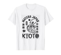 Fouet à thé Vert Matcha Style Kyoto rétro Art café T-Shirt