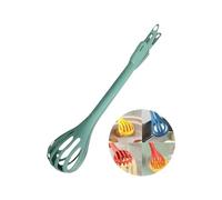 Fouet à œufs 2 en 1 en ABS sûr et pince de service, poignée ergonomique, batteur multifonctionnel à main, batteur de cuisine multifonction