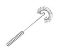 Fouet à œufs en en acier inoxydable, outil de mélange de cuisine antidérapant pour mélanger et battre doucement, accessoire de cuisine idéal pour les œufs, le sel