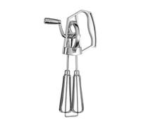 Fouet Batteur À Oeufs - 10,04x5,51x2,56 Pouces Fouet À Oeufs À Manivelle En Acier Inoxydable | Batteur À Main Portable Ergonomique Argenté | Accessoires Lavables Au Lave-vaisselle Pour La Pâtisserie E