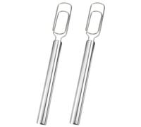 Fouet Danois a Pâte,Lot de 2, 30 Cm,en Acier Inoxydable,Compatible Lave-vaisselle,pour la Préparation de Pâte a Pain,Pâte a Pizza,Levain,Pâte a Gâteaux et de Biscuits