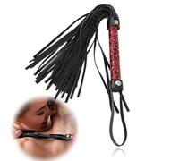 Fouet De Cheval avecFouet en Cuir Frangé, Fouet d'Entraînement Equestre en Cuir Outil d'Enseignement de Fouet De Cheval pour Les Sports D'équitation en Plein Air Entraînement Quotidien à l'équitation