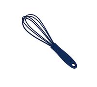 Fouet de cuisine en silicone anti-rayures, batteur à œufs, bleu, 17 x 4 x 4 cm