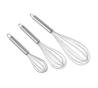 Fouet de cuisine - Fouet en métal, batteur à œufs en acier inoxydable pour fouetter, battre ou remuer, batteur à œufs manuel en acier inoxydable