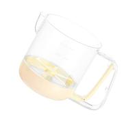 Fouet de cuisine multifonction avec récipient haute capacité, graduations précises pour une exécution parfaite des recettes manuelles, fouet avec marquages de mesure