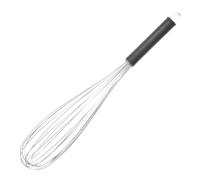 Hendi Fouet de cuisine inox - poignée polypropylène ergonomique noir/vert - 8 fils 2 mm 465 mm