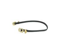Fouet de gorge Kieffer Isabella with gold col.fittings Noir Xfull