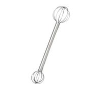 Fouet de mesure pratique - Ustensile de cuisine pour mélanger pilon en acier inoxydable - Outil multifonction de 20 cm avec poignée ergonomique