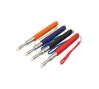 Fouet d'enseignement extensible extensible extensible pour tableau blanc électronique Brosse à fouet tête en feutre élastique en acier inoxydable Couleur aléatoire 1 pièce Robuste et économique