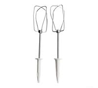 Fouet électrique de rechange pour mixeurs Bosch Argenté (4 fils de type 2) | Compatible avec fouet électrique, finition argentée, nettoyage facile, résultats de mélange lisses, construction robuste