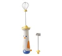 Fouet Électrique,Mousseur À Lait Sans Fil Rechargeable Canard Mignon,Batteur Œufs Électrique Mélangeur Boissons Baguette - pour Latte Milkshake Crème Beurre Œuf Pâtisserie Cuisine