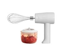 Fouet électrique sans fil 3 vitesses en acier inoxydable Gadget de cuisine | Fouet électrique portatif pour la cuisson de gâteaux, pâte, crème, bar