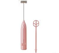 Fouet électrique sans fil 3 vitesses pour gâteau à la crème - Bouton d'éjection Turbo Boost en acier inoxydable, outil de cuisine compact 14 cm (C)