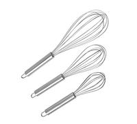 Fouet en acier inoxydable - Fouet à neige résistant à la chaleur - Outil de cuisine résistant aux rayures - Ustensile de cuisine antiadhésif - Fouet ballon parfait pour