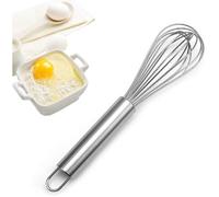 Fouet en acier inoxydable - Fournitures de cuisine - Mélangeur de farine - Durable - Compatible lave-vaisselle