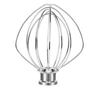 Fouet en acier inoxydable pour batteur sur socle, batteur de 4 litres compatible avec K45 KSM90 KSM95, fouet robuste pour œufs, crème, beurre, pâte à cuire