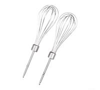 Fouet en acier inoxydable pour mélangeurs HR3705 HR3700 | Acier inoxydable 304, 4 pièces, s'adapte à HR3705/HR3700, léger 29 g/46 g, paire incluse