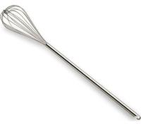 Fouet en acier inoxydable, taille 100 cm