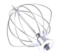 Fouet en fil d'acier inoxydable, mélangeur électrique de cuisine, accessoire remplacement for sur socle KitchenAid avec fixation fouet, 2 pièces Pour Pâtisserie Cuisine