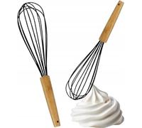 Fouet en silicone noir 26 cm