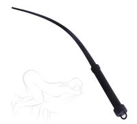 Fouet en silicone noir avec poignée antidérapante, outil d'entraînement flexible, accessoire BDSM pour les jeux de rôle en couple dans la chambre à coucher