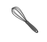 Fouet en silicone pour ustensiles de cuisine - Anti-rayures - Batteur à œufs - Gris - 17 x 4 x 4 cm