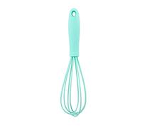 Fouet en silicone pour ustensiles de cuisine anti-rayures, batteur à œufs, vert mousse, 17 x 4 x 4 cm