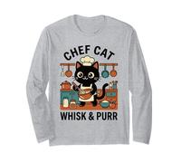 Fouet et ronronnement pour Chat - Motif Chat Kawaii Manche Longue