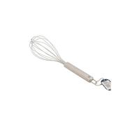 Metaltex Fouet Impérial 30 cm – Acier inoxydable, argent – 7 x 7 x 28,5 cm