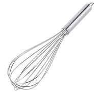 Fouet KADAX en acier inoxydable, 30 cm, fouet, fouet ballon manuel, fouet à main avec manche arrondi, fouet pour mélanger, œufs, sauces, passe au lave-vaisselle