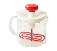 Fouet manuel de 500 ml, récipient doseur antidérapant, gadget de cuisine pour battre, bol mélangeur gradué pour cuire les œufs