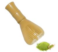 Fouet matcha en naturel, fouets à matcha, chasen matcha ceremonie japonais, fouet bambou thé matcha - pour la cérémonie du thé, la boisson, Matériau résine, Jaune