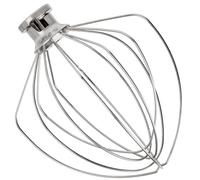 Fouet métallique en acier inoxydable pour batteur KitchenAid de 6 litres, fouet à 6 fils, fouet à ballon, très résistant, passe au lave-vaisselle