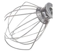 Fouet Métallique K45WW For Robot Pâtissier À Tête Inclinable, Compatible KitchenAid, En Acier Inoxydable, For Mélanger Œufs Et Crème, Et Fouet Ballon For Gâteaux Et Farine.