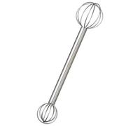 Fouet Miso Muddler à double tête en acier inoxydable de 7.87 pouces, pour soupe, Sauce, pâte, Gadget de cuisine japonais, outil d'agitation