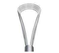 Fouet plat en acier inoxydable, ustensiles à œufs de 10 pouces for les préparations de cuisson en cuisine, pratiques(12 inch)