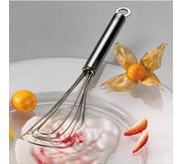 Fouet plat - Rösle - 22 cm - Acier inoxydable 18/10 - Compatible lave-vaisselle - 8 fils
