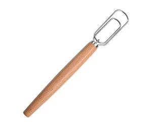 Fouet pour pâte à - Batteur manuel en acier inoxydable - Outil de cuisson danois - Batteur à main lourd - Ergonomique