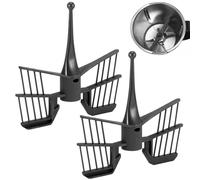 Fouet pour Vorwerk Ther momix TM5 TM31 TM6, 2 Pièces Accessoire The rmomix Fouet Batteur Remplacement Pièces de Rechange du Fouet Papillon pour Vorwerk Ther momix TM5 TM6 TM31