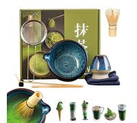 Fouet professionnel pour matcha, ensemble de matcha japonais, outils de cérémonie du thé pour les chercheurs de bien-être, baristas à domicile, rituel du matin, pratique de la méditation, du yoga
