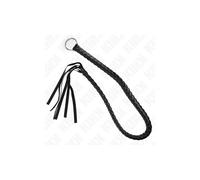 Fouet Serpent KINK avec Anneau Rouge - Longueur 65 cm pour Émotions Intenses - Couleur: Noir, Longueur: 65 cm