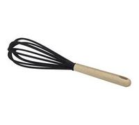 AltoBuy Fouet Souple en PBT Noir et Manche en Bois d'acacia