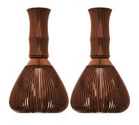 Fouets à Matcha | Fouet à Matcha en plastique 2 pièces, brosse ABS 80 dents pour mousse crémeuse avec poignée pour amateur de thé, kaki