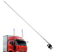 Fouets LED, fouets Lumineux pour Utv,Lumières RVB d'avertissement de Voiture 12 V/24 V - Lumière de Danse de Frein de 21.6 Pouces, lumières d'antenne LED pour Bateau Tout-Terrain UTV ATV côte à côte