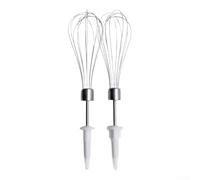 Fouets Mixeur Plongeant Acier Inoxydable 4 Fils(12-Wire Type 1) | Acier inoxydable , design 12 fils, pour mélange rapide et crèmes, compatible pour bosch, finition argentée